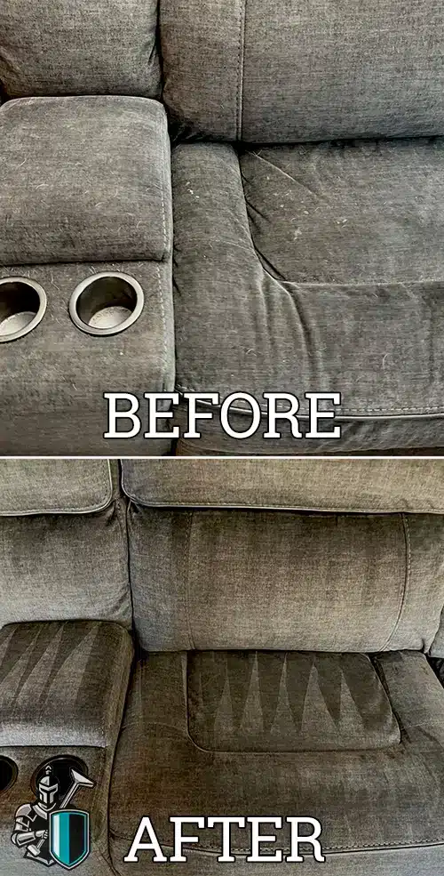 before-and-after-photo-of-a-couch-professionally-cleaned-by-shining-knight-upholstery-cleaning-service-in-murreita-california